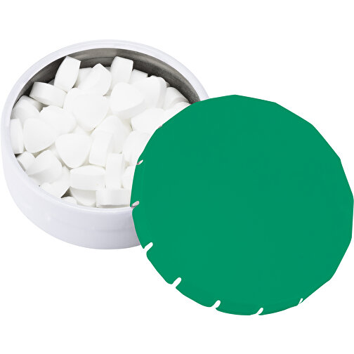 Super Runde Click-Plastikdose 45 Mm , dunkel grün, Metall/Kunststoff, 1,50cm (Länge), Bild 2