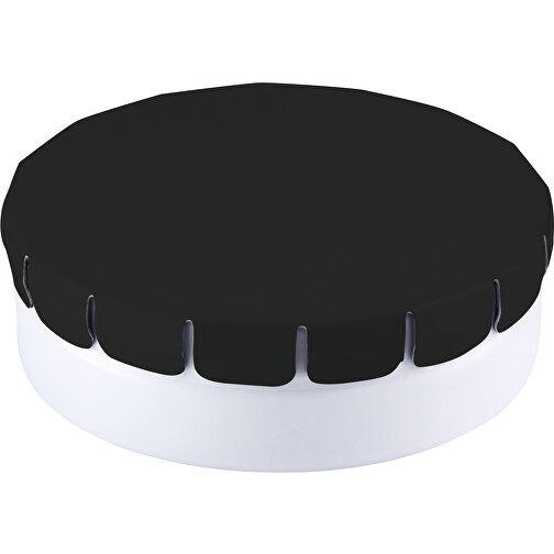 Super Runde Click-Plastikdose 45 Mm , schwarz, Metall/Kunststoff, 1,50cm (Länge), Bild 1
