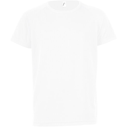 T-Shirt - Sporty Kids , Sol´s, weiss, Polyester, XL, 106,00cm x 116,00cm (Länge x Breite), Bild 1