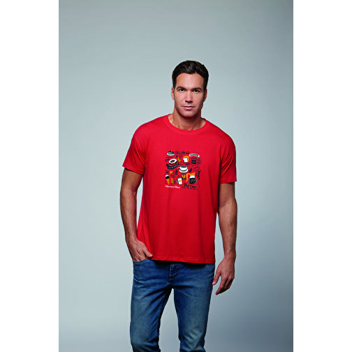 T-Shirt - Regent , Sol´s, hellgrau, Baumwolle, M, 72,00cm x 53,00cm (Länge x Breite), Bild 4