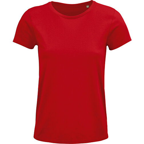 T-Shirt - Crusader Women , Sol´s, rot, Organische Baumwolle, M, 63,00cm x 44,00cm (Länge x Breite), Bild 1