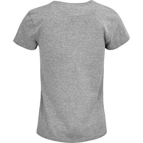 T-Shirt - Crusader Women , Sol´s, graue melange, Organische Baumwolle, XL, 67,00cm x 50,00cm (Länge x Breite), Bild 2