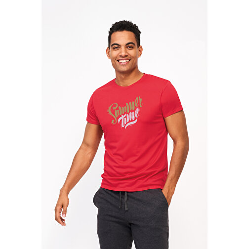 T-Shirt - Sprint , Sol´s, apfelgrün, Polyester, XXL, 75,00cm x 60,00cm (Länge x Breite), Bild 4