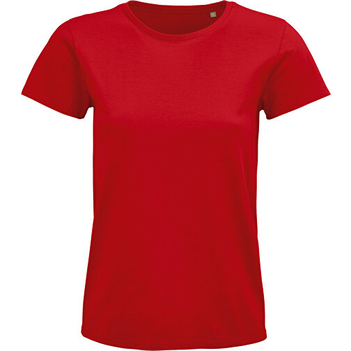 T-Shirt - Pioneer Women , Sol´s, rot, Organische Baumwolle, S, 61,00cm x 41,00cm (Länge x Breite), Bild 1