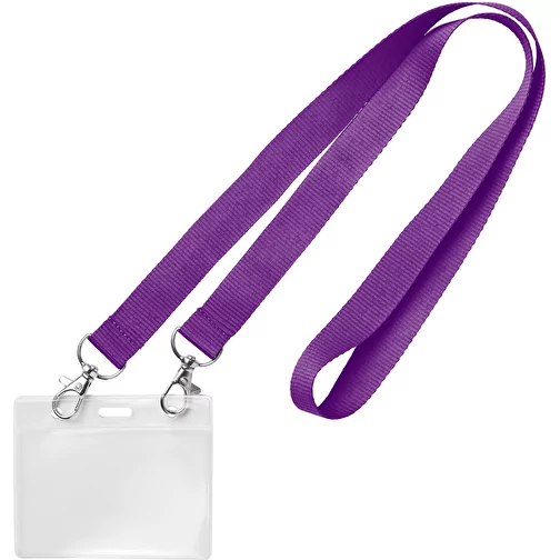Lanyard de 20 mm avec 2 mousquetons métalliques, Image 1