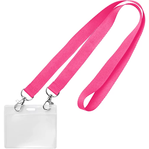 Lanyard de 20 mm avec 2 mousquetons métalliques, Image 1