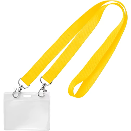Lanyard de 20 mm avec 2 mousquetons métalliques, Image 1