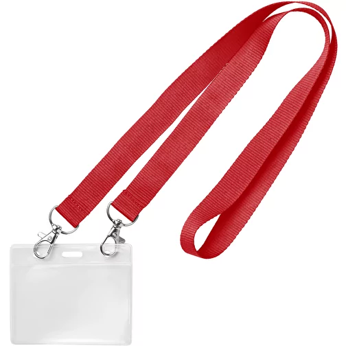 Lanyard de 20 mm avec 2 mousquetons métalliques, Image 1