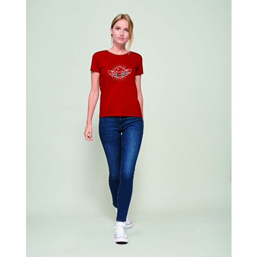T-Shirt - Pioneer Women , Sol´s, graue melange, Organische Baumwolle, M, 63,00cm x 44,00cm (Länge x Breite), Bild 4