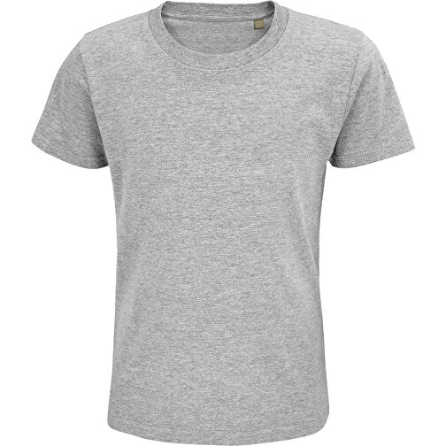T-Shirt - Pioneer Kids , Sol´s, graue melange, Organische Baumwolle, XXL, 118,00cm x 128,00cm (Länge x Breite), Bild 1
