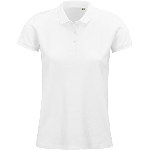 Polo Shirt - Planet Women , Sol´s, weiß, Organische Baumwolle, XL, 69,00cm x 51,00cm (Länge x Breite), Bild 1