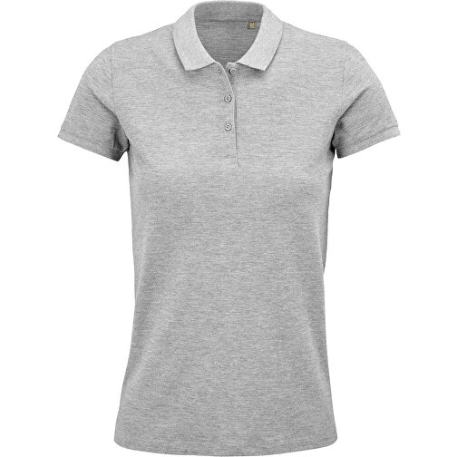 Polo Shirt - Planet Women , Sol´s, graue heide, Organische Baumwolle, XL, 69,00cm x 51,00cm (Länge x Breite), Bild 1