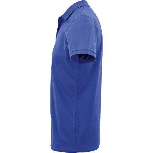 Polo Shirt - Planet Men , Sol´s, royal blue, Organische Baumwolle, S, 70,00cm x 49,00cm (Länge x Breite), Bild 3