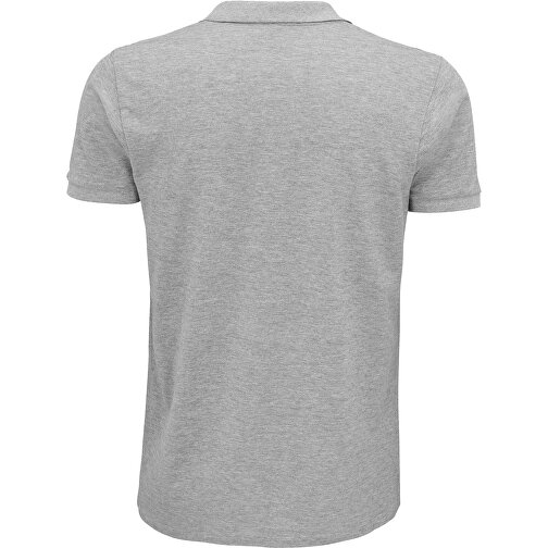 Polo Shirt - Planet Men , Sol´s, graue heide, Organische Baumwolle, XL, 76,00cm x 58,00cm (Länge x Breite), Bild 2