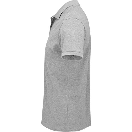 Polo Shirt - Planet Men , Sol´s, graue heide, Organische Baumwolle, M, 72,00cm x 52,00cm (Länge x Breite), Bild 3