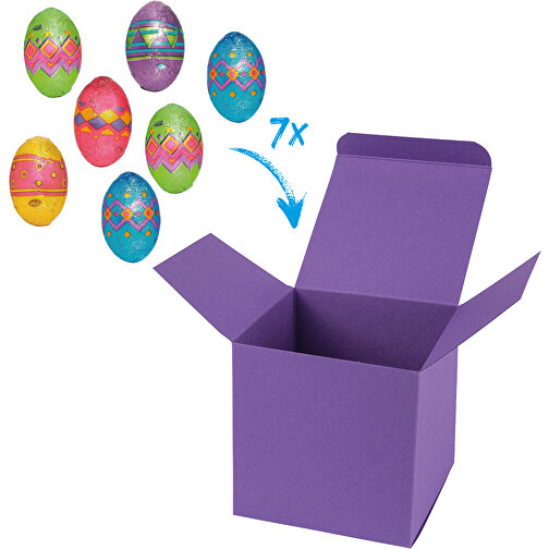 ColorBox Happy Eggs - Lila , lila, Pappe, 5,50cm x 5,50cm x 5,50cm (Länge x Höhe x Breite), Bild 1