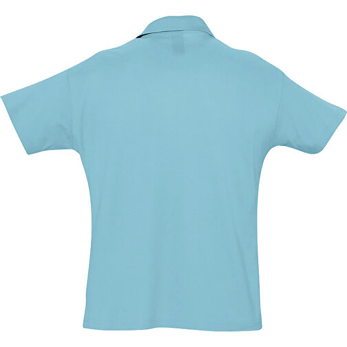 Polo Shirt - Summer Ii , Sol´s, atoll blau, Baumwolle, S, 70,00cm x 50,00cm (Länge x Breite), Bild 2