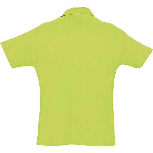Polo Shirt - Summer Ii , Sol´s, apfelgrün, Baumwolle, XS, 68,00cm x 47,00cm (Länge x Breite), Bild 2