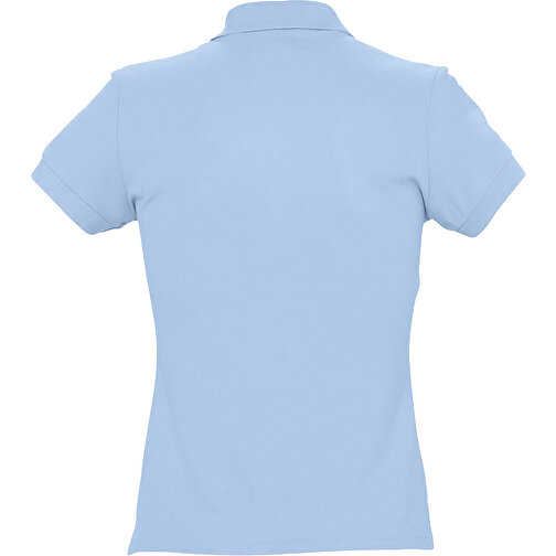 Polo Shirt - Passion , Sol´s, himmelsblau-pique, Baumwolle, S, 61,00cm x 43,00cm (Länge x Breite), Bild 2