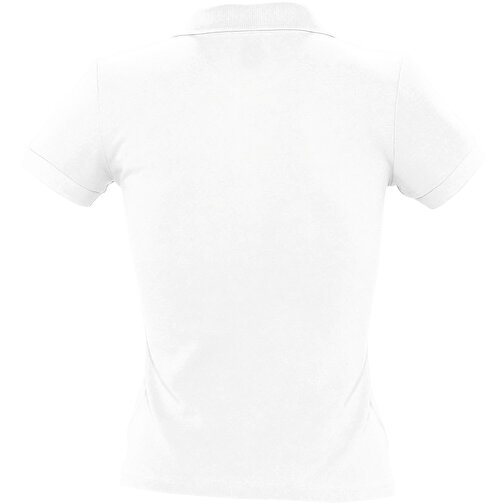 Polo Shirt - People , Sol´s, weiß, Baumwolle, L, 65,00cm x 49,00cm (Länge x Breite), Bild 2