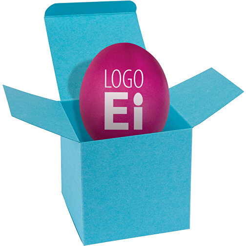 ColorBox LogoEi - Hellblau - Lila , lila, Pappe, 5,50cm x 5,50cm x 5,50cm (Länge x Höhe x Breite), Bild 1