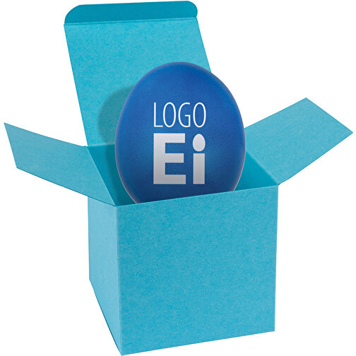 ColorBox LogoEi - Hellblau - Blau , blau, Pappe, 5,50cm x 5,50cm x 5,50cm (Länge x Höhe x Breite), Bild 1