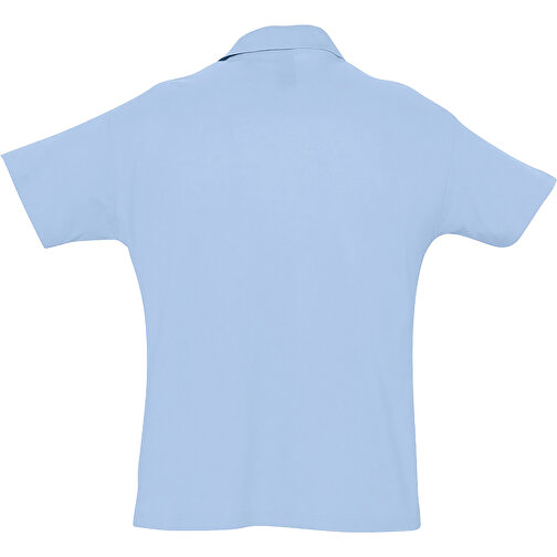 Polo Shirt - Summer Ii , Sol´s, himmelsblau-pique, Baumwolle, L, 74,00cm x 56,00cm (Länge x Breite), Bild 2