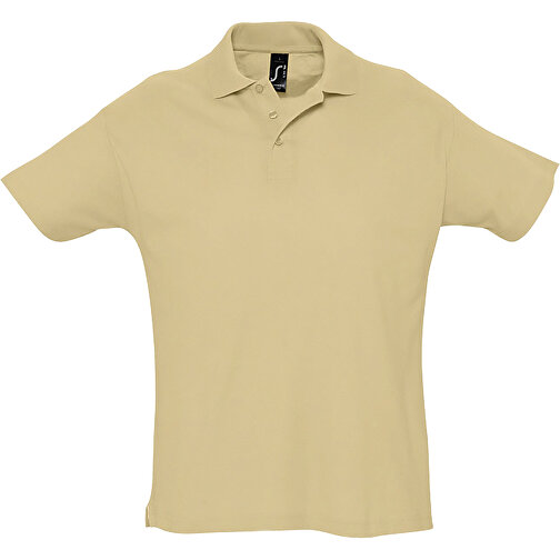 Polo Shirt - Summer Ii , Sol´s, sand, Baumwolle, M, 72,00cm x 53,00cm (Länge x Breite), Bild 1