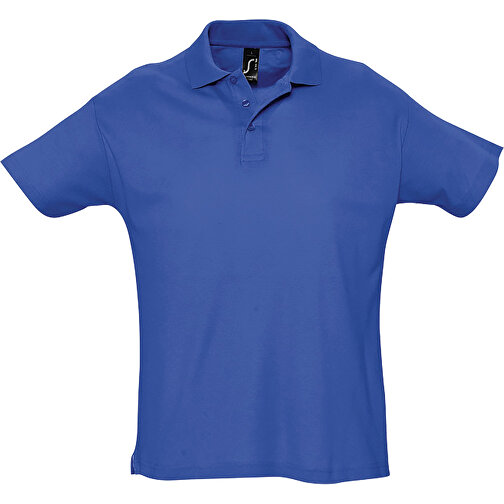 Polo Shirt - Summer Ii , Sol´s, royal blue, Baumwolle, XXL, 79,00cm x 62,00cm (Länge x Breite), Bild 1