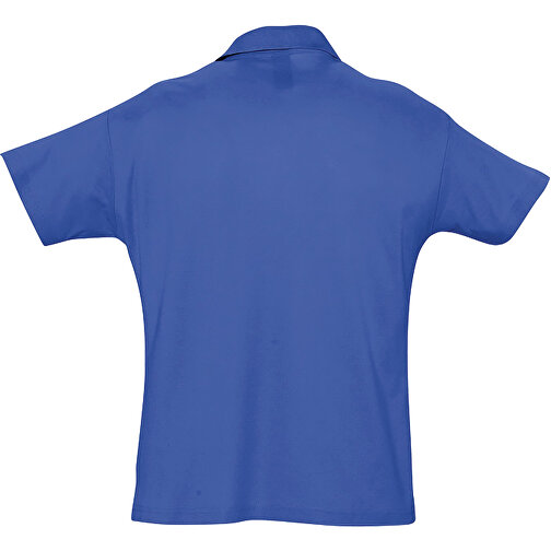 Polo Shirt - Summer Ii , Sol´s, royal blue, Baumwolle, XXL, 79,00cm x 62,00cm (Länge x Breite), Bild 2