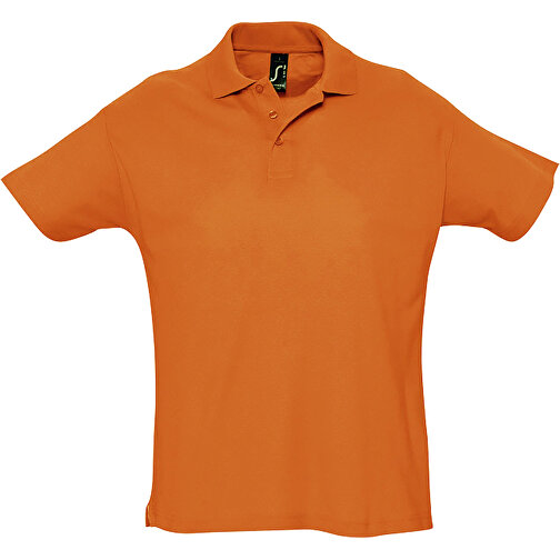 Polo Shirt - Summer Ii , Sol´s, orange, Baumwolle, S, 70,00cm x 50,00cm (Länge x Breite), Bild 1