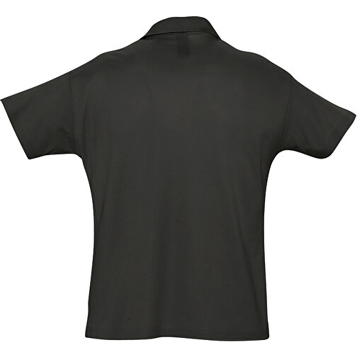 Polo Shirt - Summer Ii , Sol´s, schwarz, Baumwolle, XS, 68,00cm x 47,00cm (Länge x Breite), Bild 2