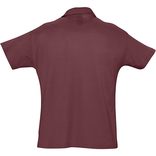 Polo Shirt - Summer Ii , Sol´s, burgund, Baumwolle, XL, 76,00cm x 59,00cm (Länge x Breite), Bild 2