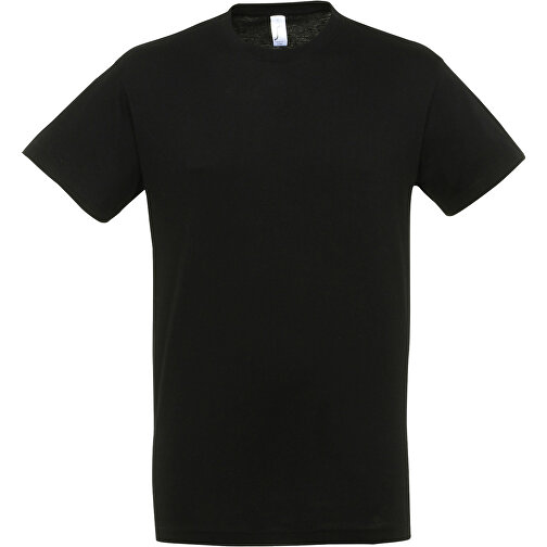 T-Shirt - Regent , Sol´s, tiefschwarz, Baumwolle, S, 70,00cm x 50,00cm (Länge x Breite), Bild 1