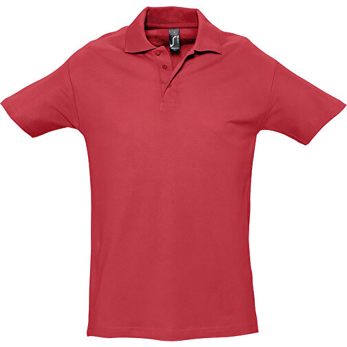 Polo Shirt - Spring Ii , Sol´s, rot, Baumwolle, XL, 76,00cm x 59,00cm (Länge x Breite), Bild 1