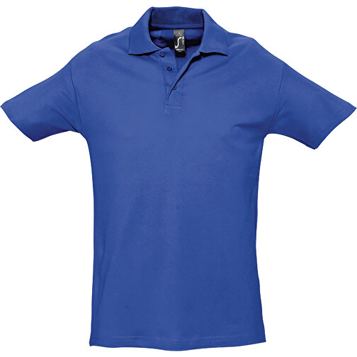 Polo Shirt - Spring Ii , Sol´s, royal blue, Baumwolle, M, 72,00cm x 53,00cm (Länge x Breite), Bild 1