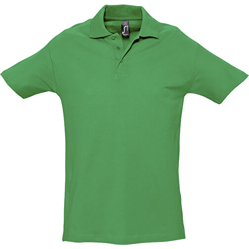 Polo Shirt - Spring Ii , Sol´s, grasgrün, Baumwolle, S, 70,00cm x 50,00cm (Länge x Breite), Bild 1
