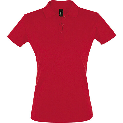 Polo Shirt - Perfect Women , Sol´s, rot, Baumwolle, M, 65,00cm x 45,00cm (Länge x Breite), Bild 1