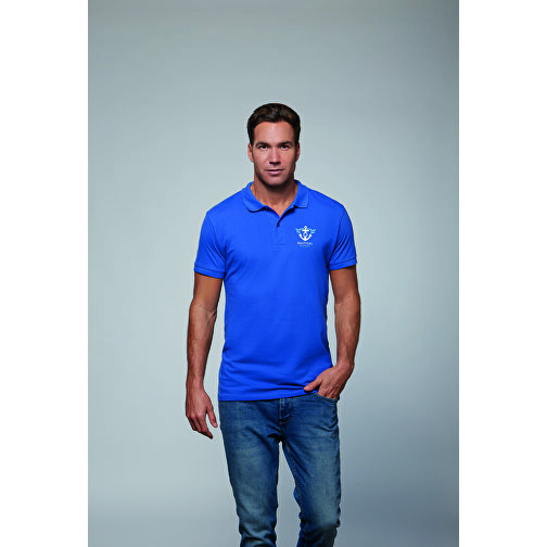 Polo Shirt - Perfect Men , Sol´s, weiß, Baumwolle, XS, 68,00cm x 46,00cm (Länge x Breite), Bild 4
