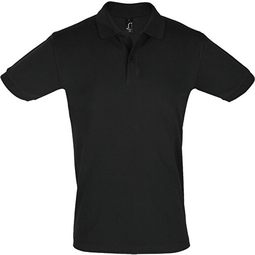 Polo Shirt - Perfect Men , Sol´s, schwarz, Baumwolle, S, 70,00cm x 49,00cm (Länge x Breite), Bild 1