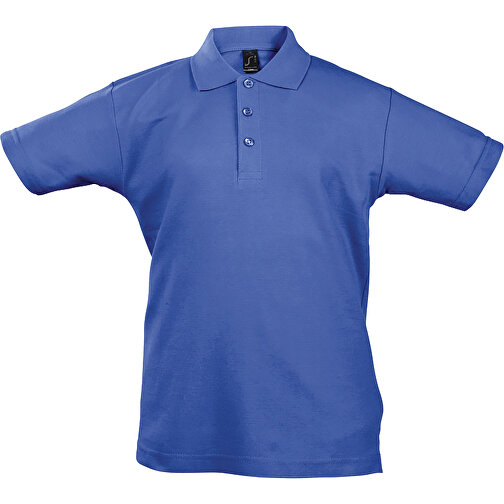 Polo Shirt - Summer Ii Kids , Sol´s, royal blue, Baumwolle, XL, 106,00cm x 116,00cm (Länge x Breite), Bild 1