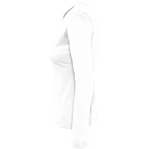 T-Shirt - Majestic , Sol´s, weiß, Baumwolle, L, 64,00cm x 46,00cm (Länge x Breite), Bild 3
