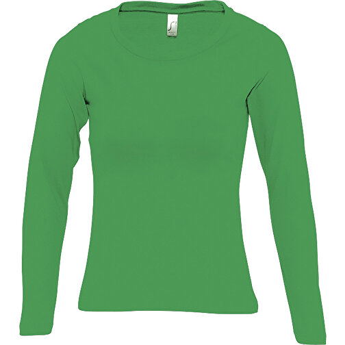 T-Shirt - Majestic , Sol´s, grasgrün, Baumwolle, L, 64,00cm x 46,00cm (Länge x Breite), Bild 1