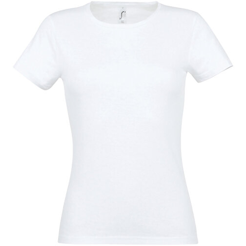 T-Shirt - Miss , Sol´s, weiss, Baumwolle, XXL, 66,00cm x 52,00cm (Länge x Breite), Bild 1