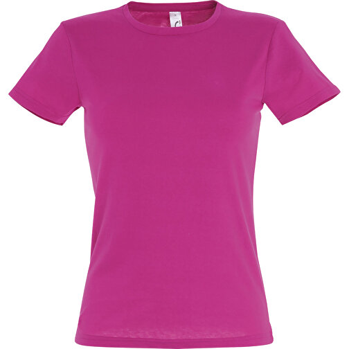 T-Shirt - Miss , Sol´s, fuchsia, Baumwolle, L, 62,00cm x 46,00cm (Länge x Breite), Bild 1