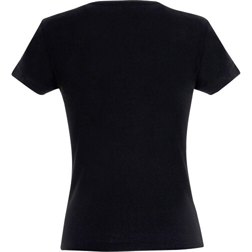 T-Shirt - Miss , Sol´s, tiefschwarz, Baumwolle, XL, 64,00cm x 49,00cm (Länge x Breite), Bild 2