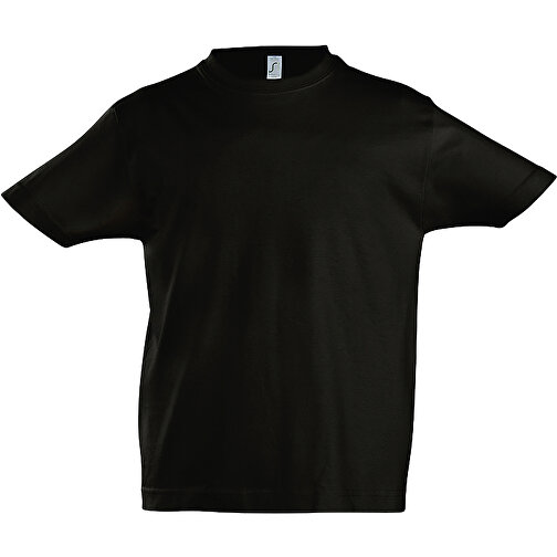 T-Shirt - Imperial Kids , Sol´s, tiefschwarz, Baumwolle, M, 86,00cm x 94,00cm (Länge x Breite), Bild 1