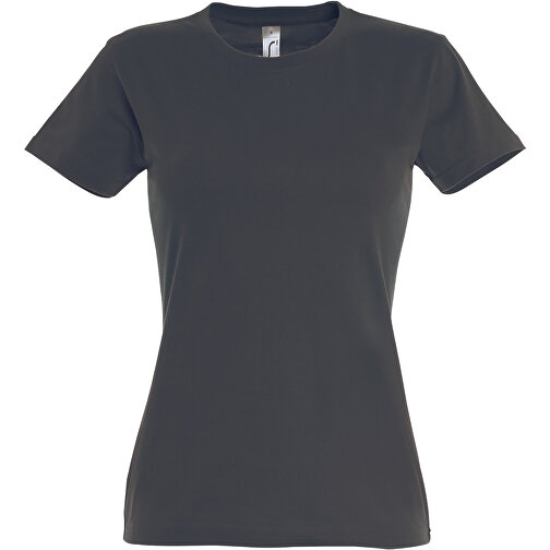 T-Shirt - Imperial Women , Sol´s, mausgrau, Baumwolle, XL, 67,00cm x 50,00cm (Länge x Breite), Bild 1