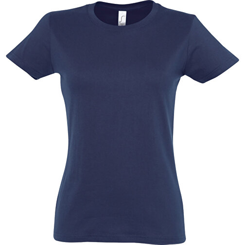 T-Shirt - Imperial Women , Sol´s, französische navy, Baumwolle, S, 61,00cm x 41,00cm (Länge x Breite), Bild 1