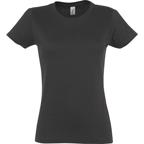 T-Shirt - Imperial Women , Sol´s, dunkelgrau, Baumwolle, M, 63,00cm x 44,00cm (Länge x Breite), Bild 1